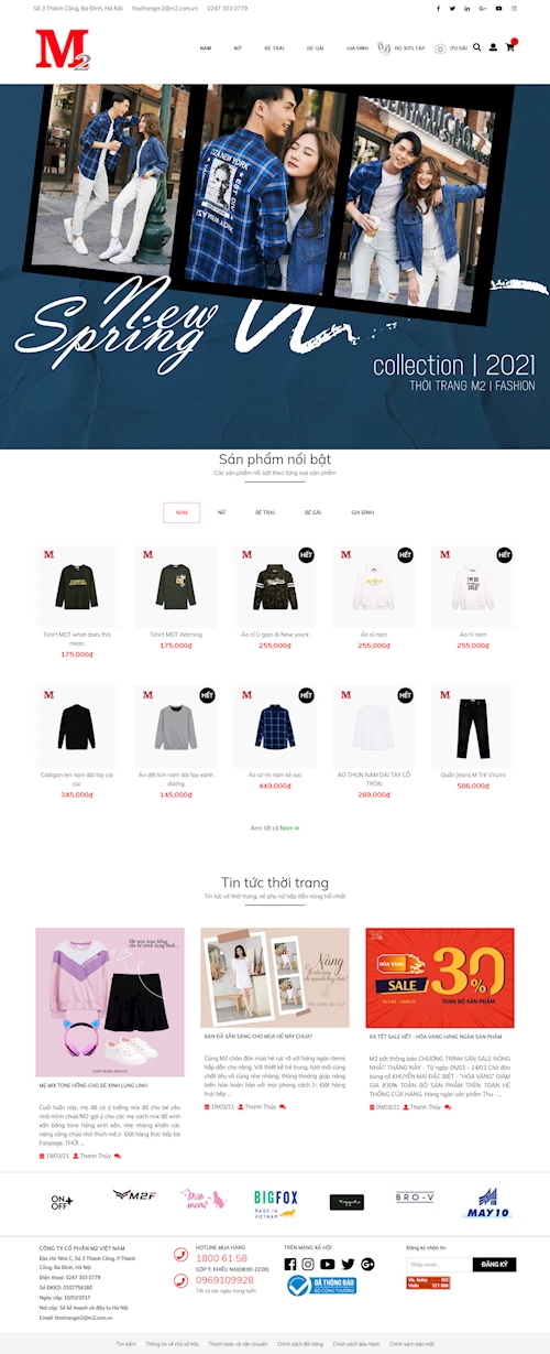 Mẫu website đặt phòng khách sạn