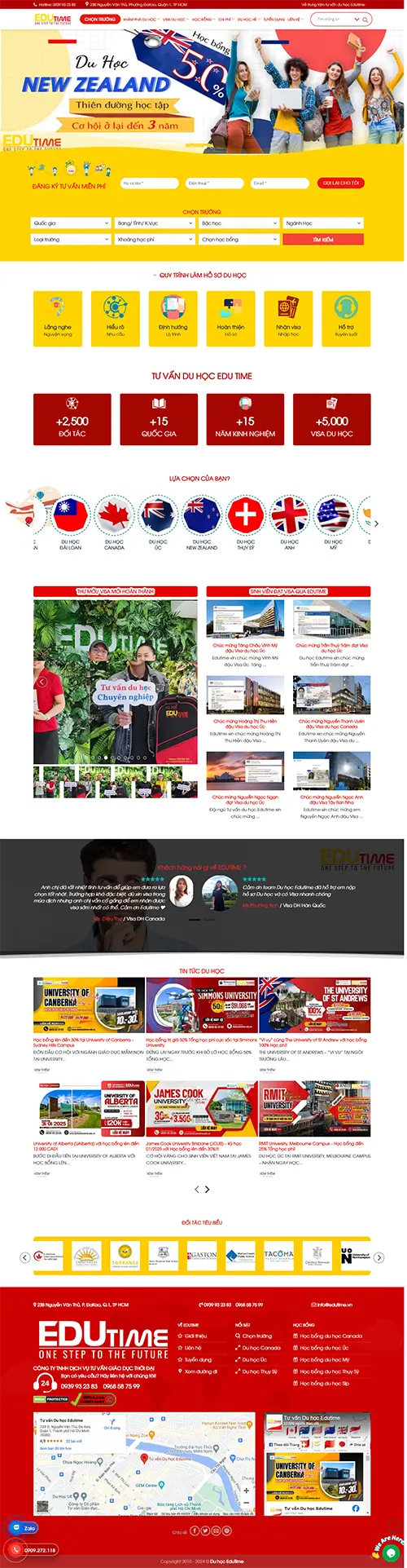Mẫu website đặt phòng khách sạn