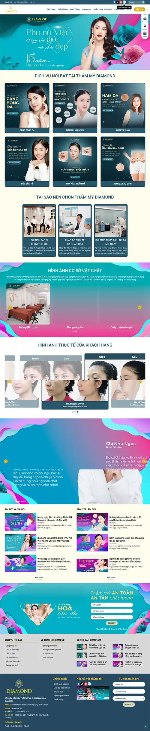 Mẫu website đặt phòng khách sạn
