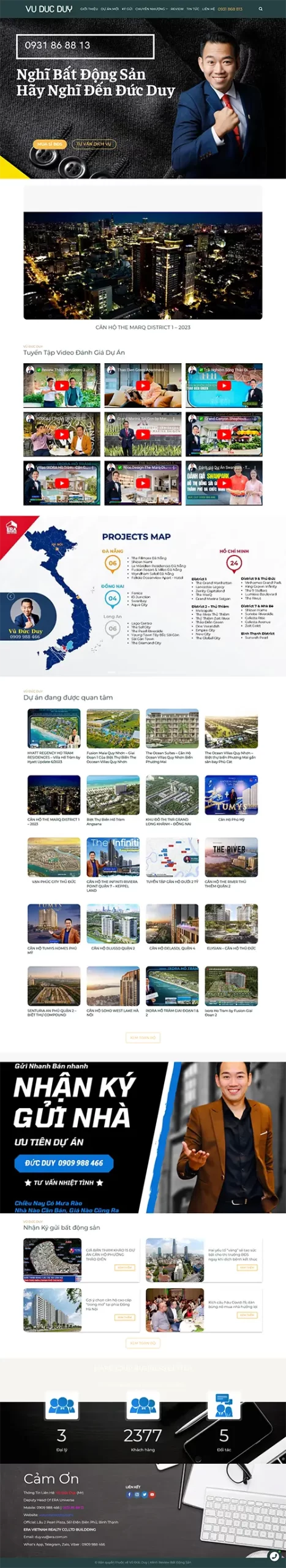 Mẫu website đặt phòng khách sạn