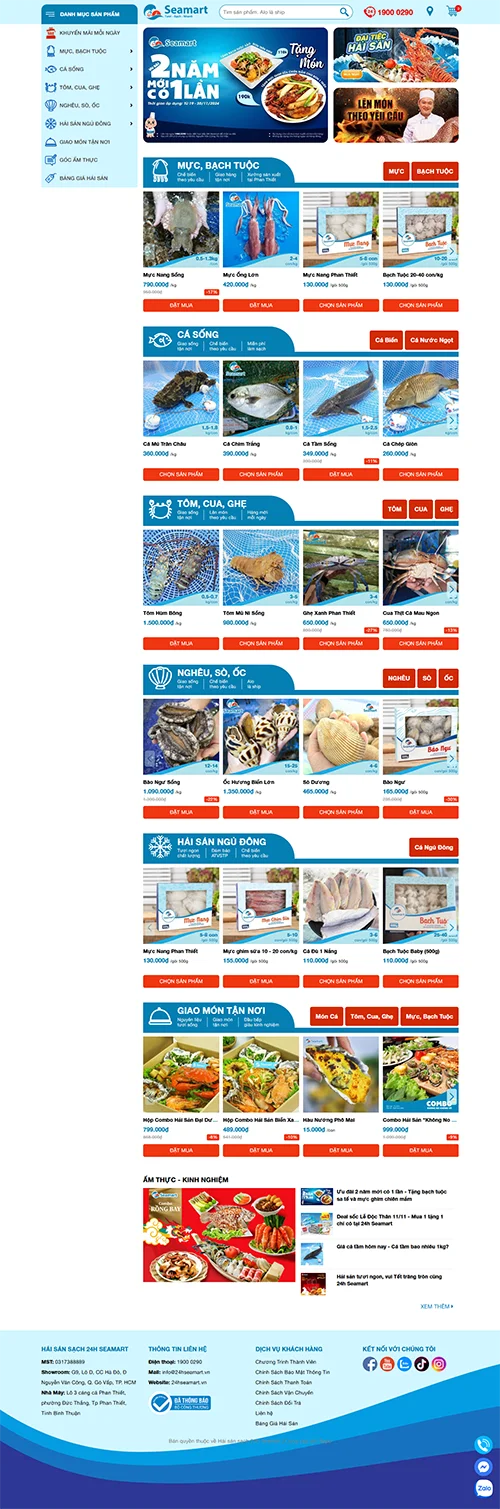 Mẫu website đặt phòng khách sạn