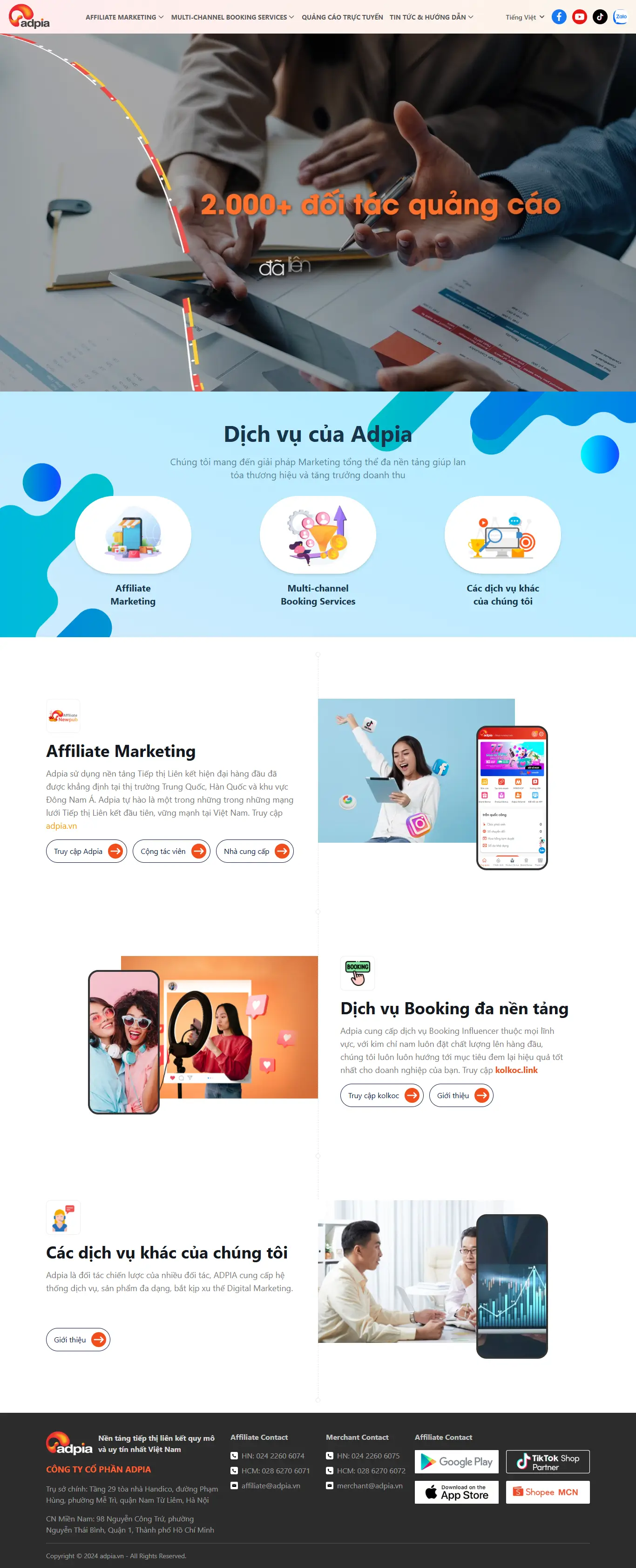 Mẫu website đặt phòng khách sạn
