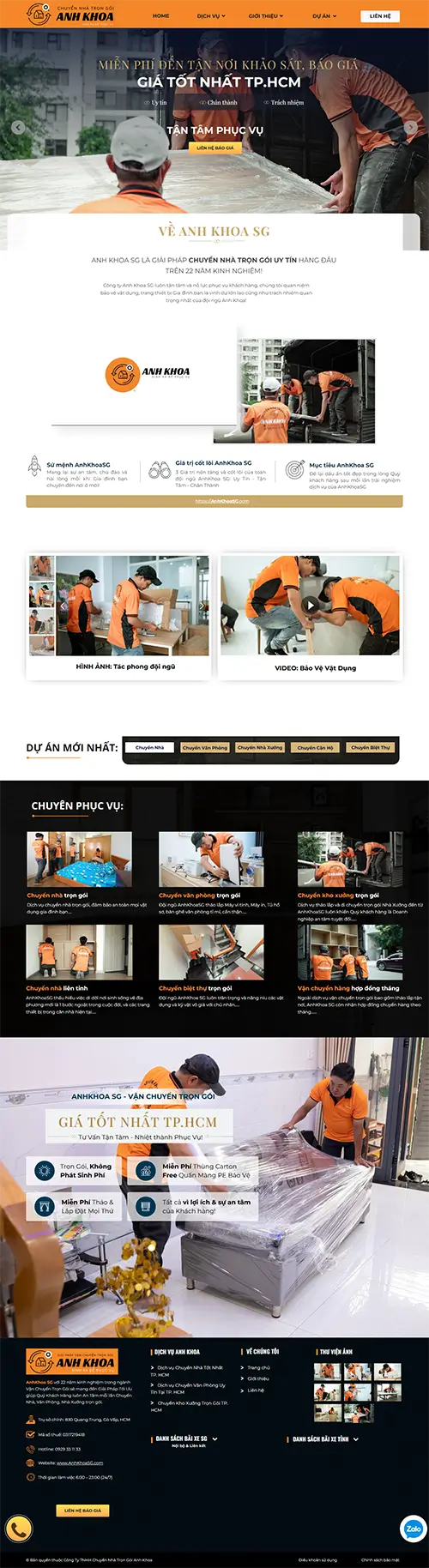 Mẫu website đặt phòng khách sạn