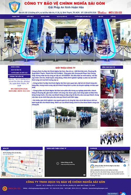 Mẫu website đặt phòng khách sạn