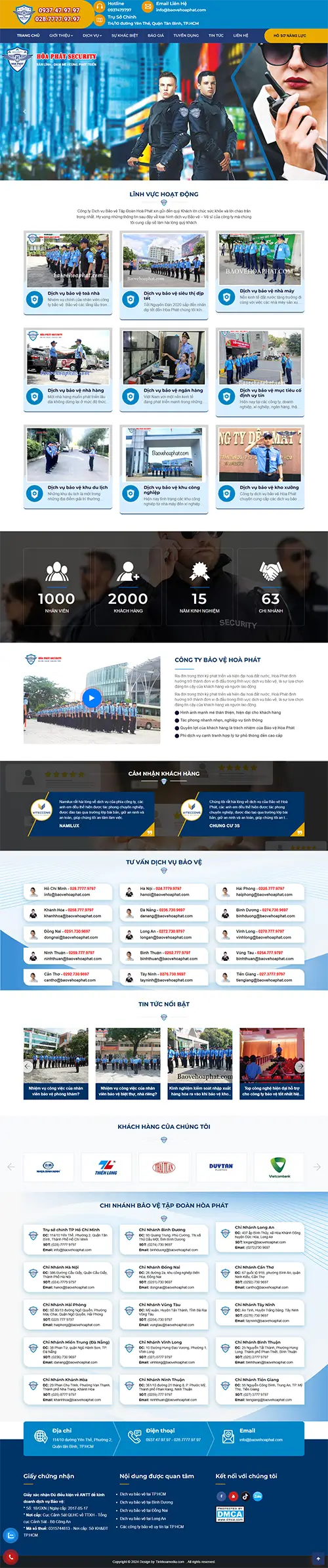 Mẫu website đặt phòng khách sạn