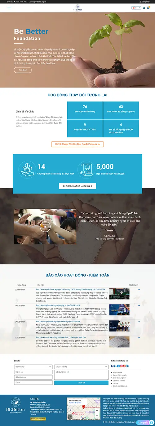 Mẫu website đặt phòng khách sạn