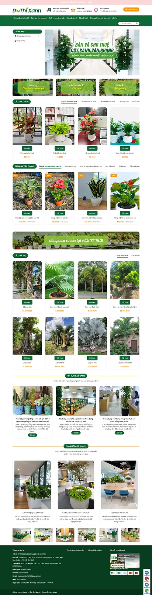 Mẫu website đặt phòng khách sạn