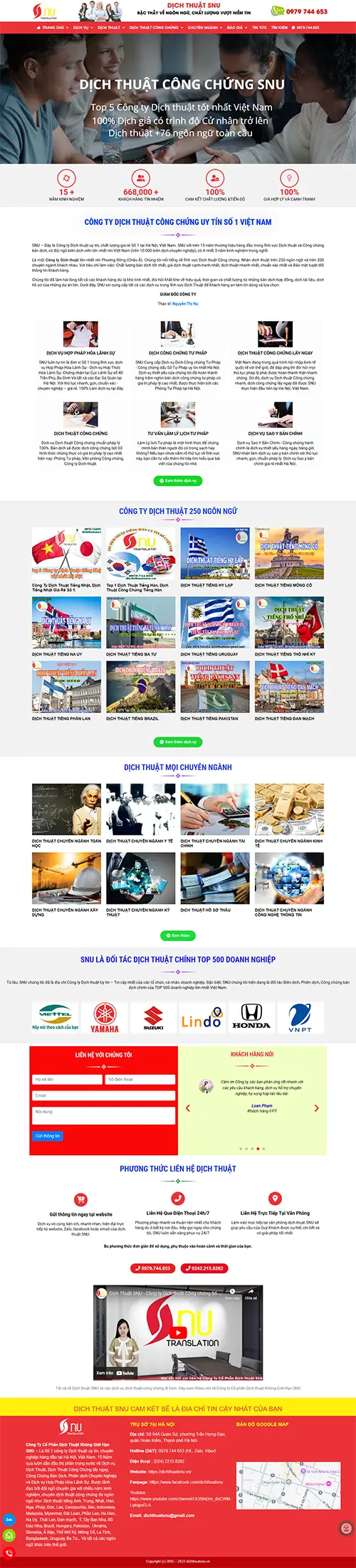 Mẫu website đặt phòng khách sạn