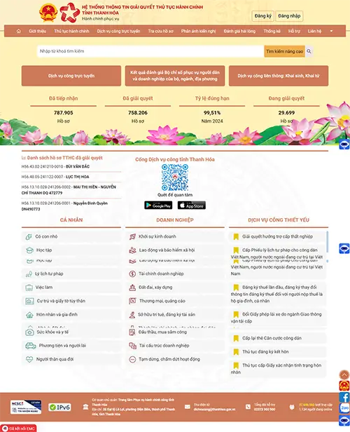 Mẫu website đặt phòng khách sạn
