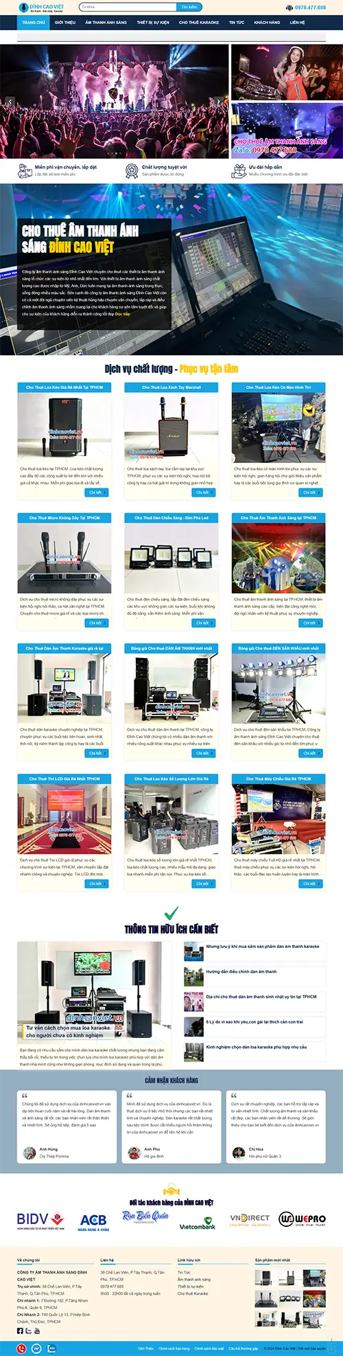 Mẫu website đặt phòng khách sạn