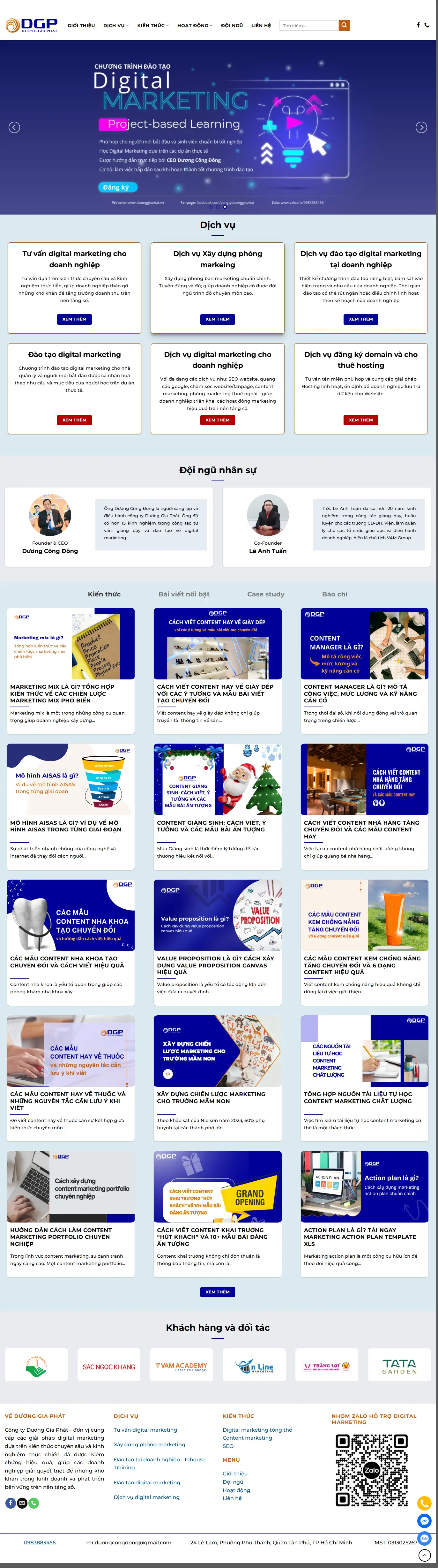 Mẫu website đặt phòng khách sạn