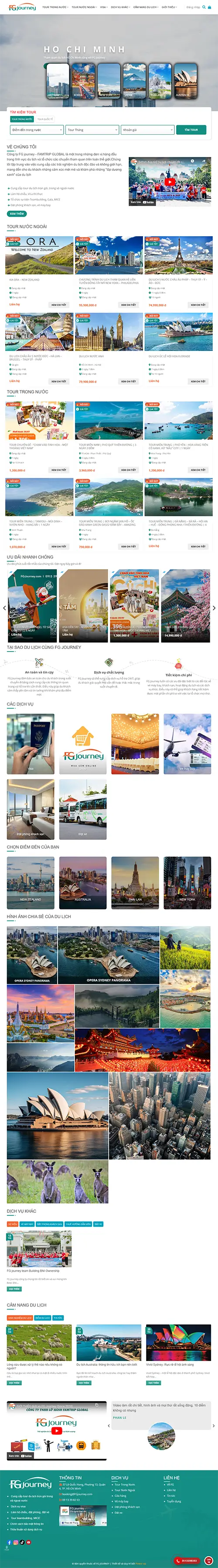 Mẫu website đặt phòng khách sạn