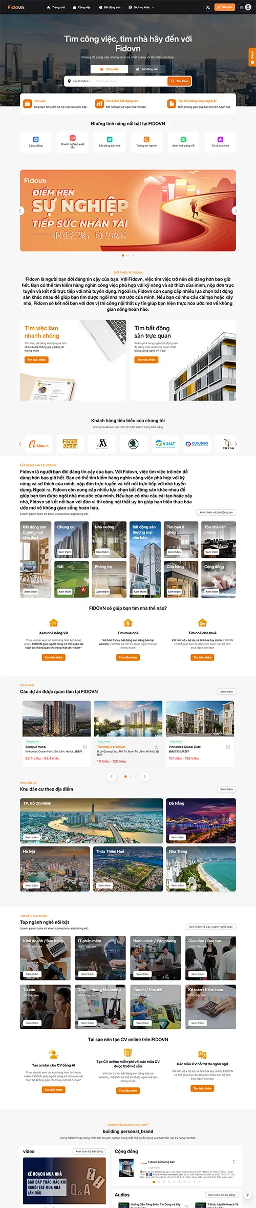 Mẫu website đặt phòng khách sạn