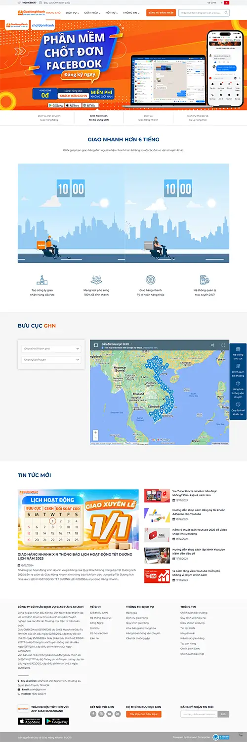 Mẫu website đặt phòng khách sạn