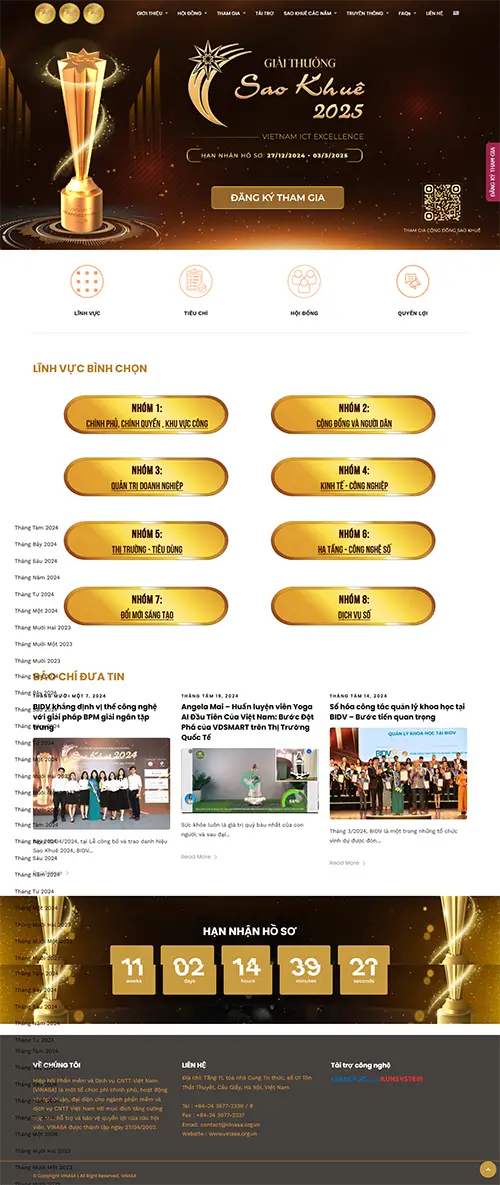 Mẫu website đặt phòng khách sạn