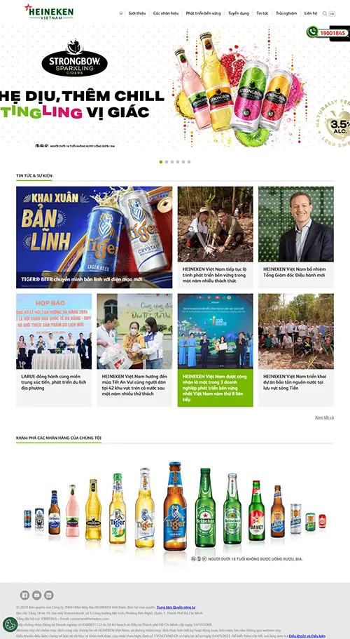 Mẫu website đặt phòng khách sạn