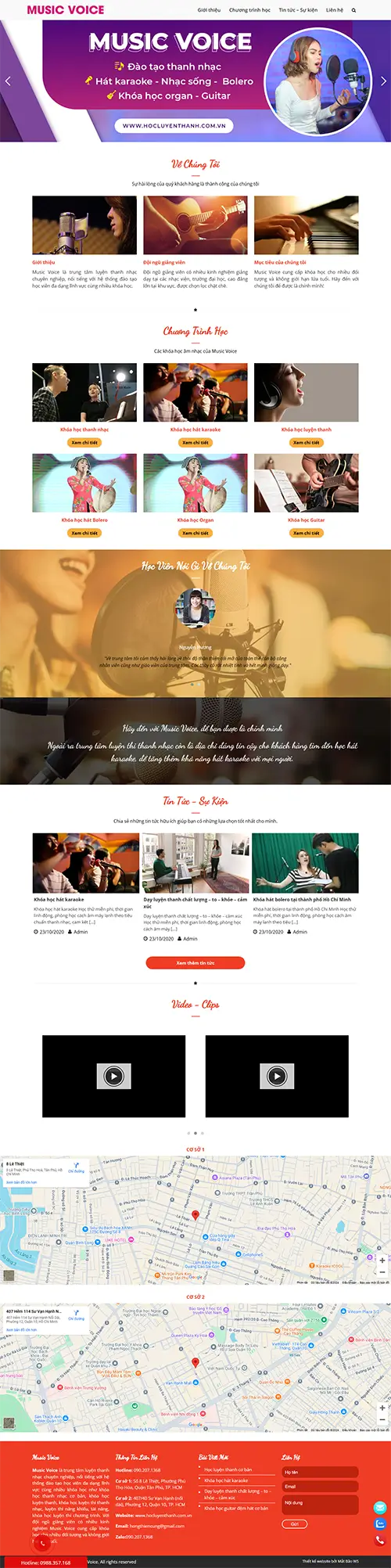 Mẫu website đặt phòng khách sạn