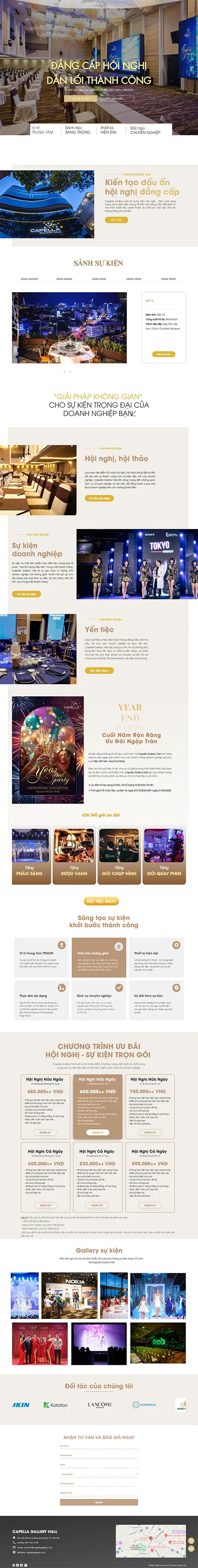 Mẫu website đặt phòng khách sạn