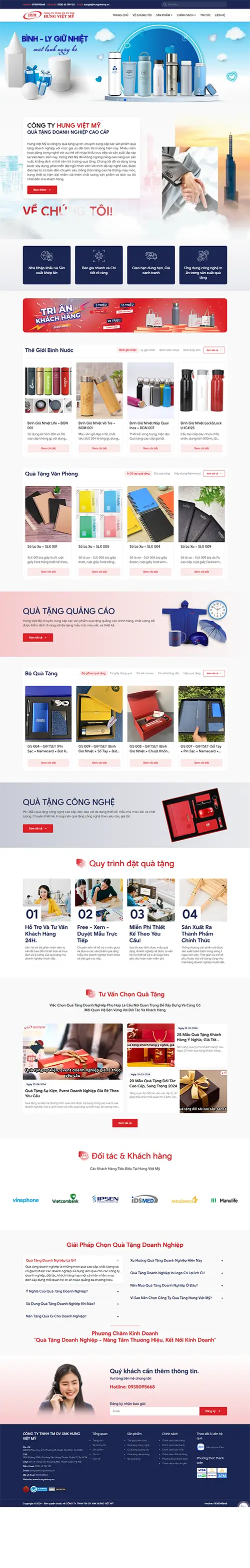 Mẫu website đặt phòng khách sạn