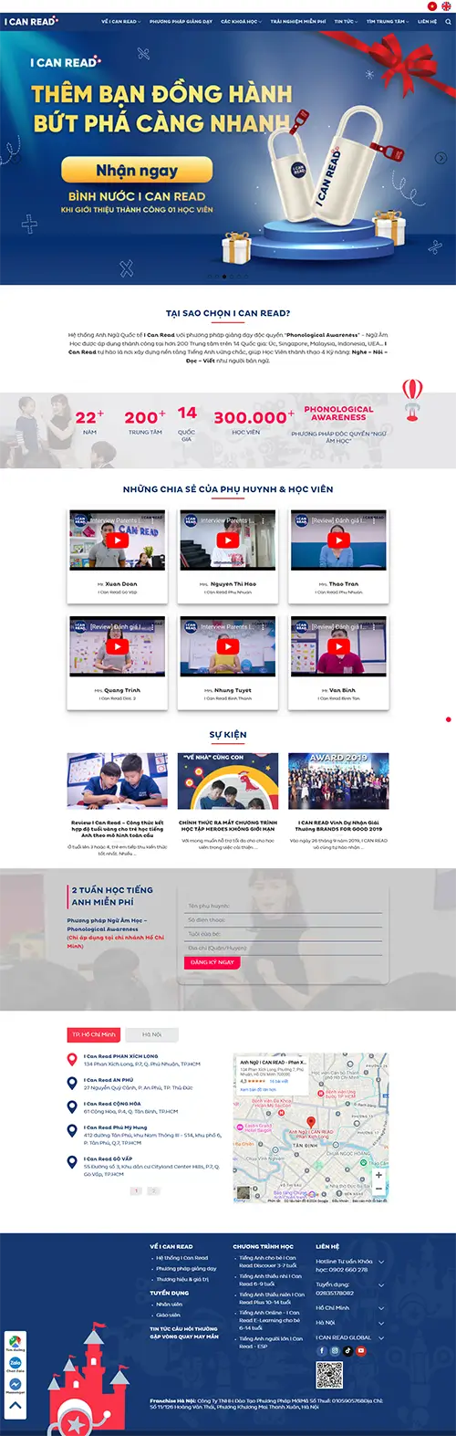 Mẫu website đặt phòng khách sạn