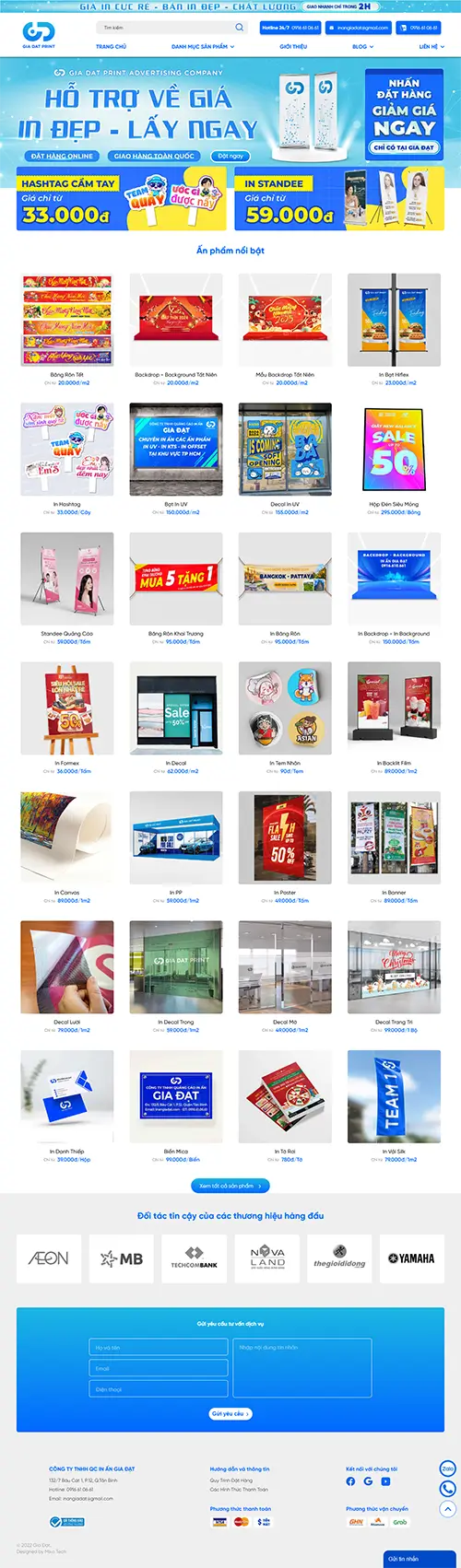 Mẫu website đặt phòng khách sạn
