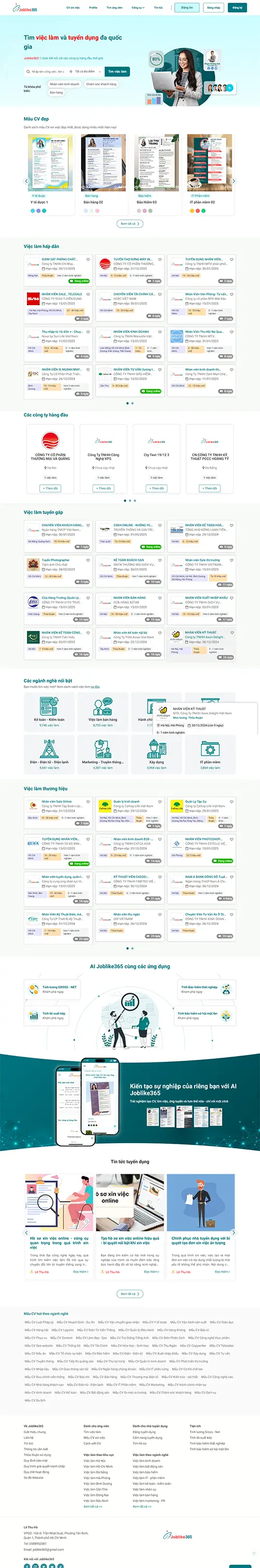 Mẫu website đặt phòng khách sạn