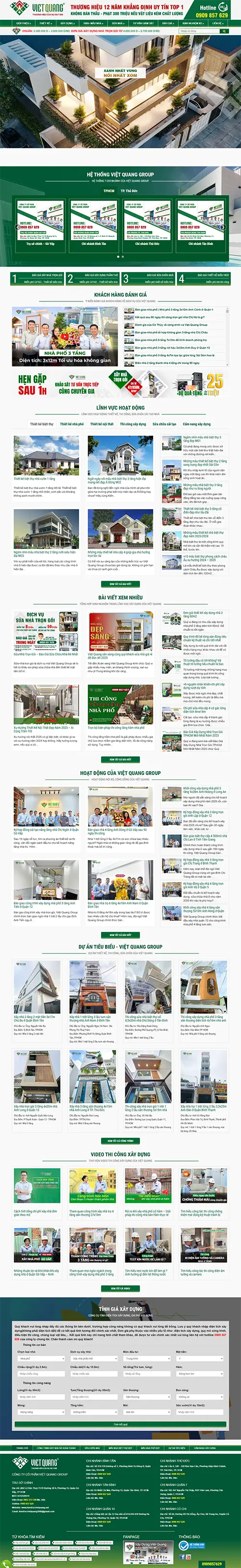 Mẫu website đặt phòng khách sạn