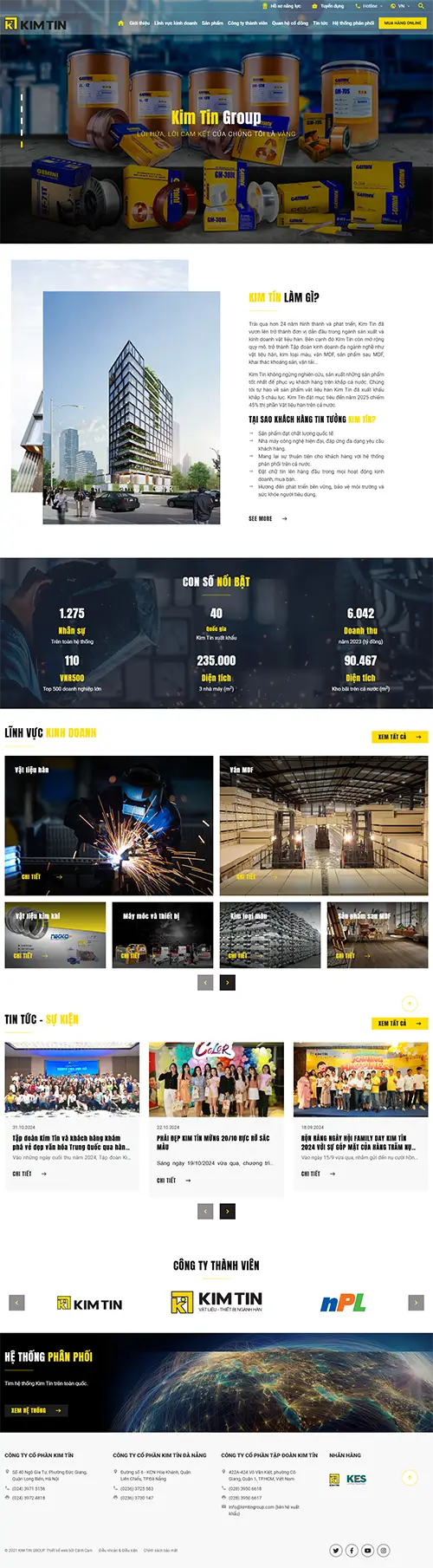 Mẫu website đặt phòng khách sạn