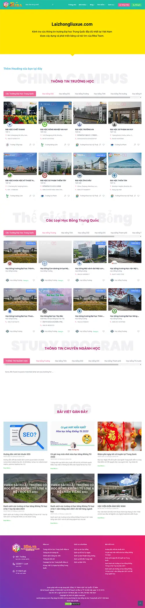 Mẫu website đặt phòng khách sạn