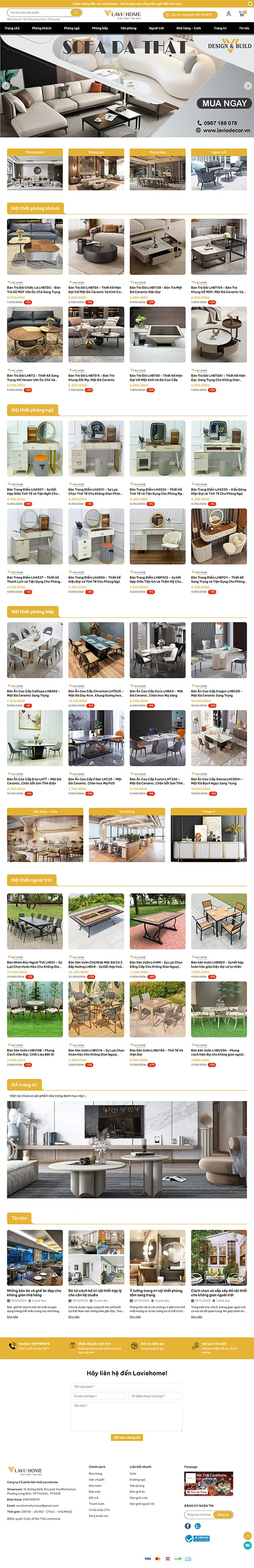 Mẫu website đặt phòng khách sạn