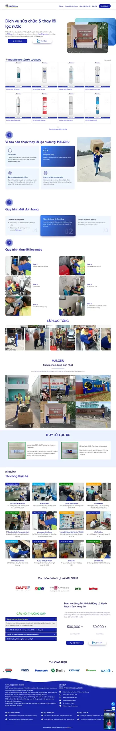 Mẫu website đặt phòng khách sạn