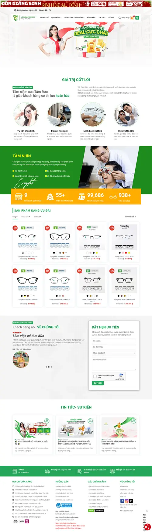 Mẫu website đặt phòng khách sạn