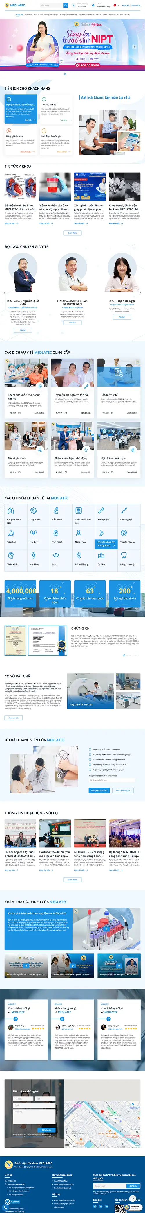 Mẫu website đặt phòng khách sạn