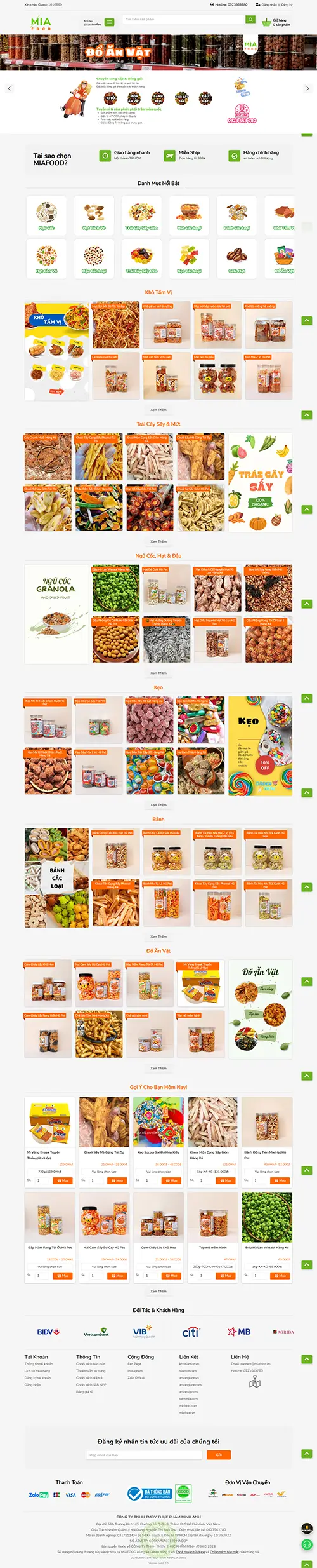 Mẫu website đặt phòng khách sạn