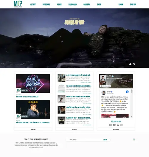 Mẫu website đặt phòng khách sạn