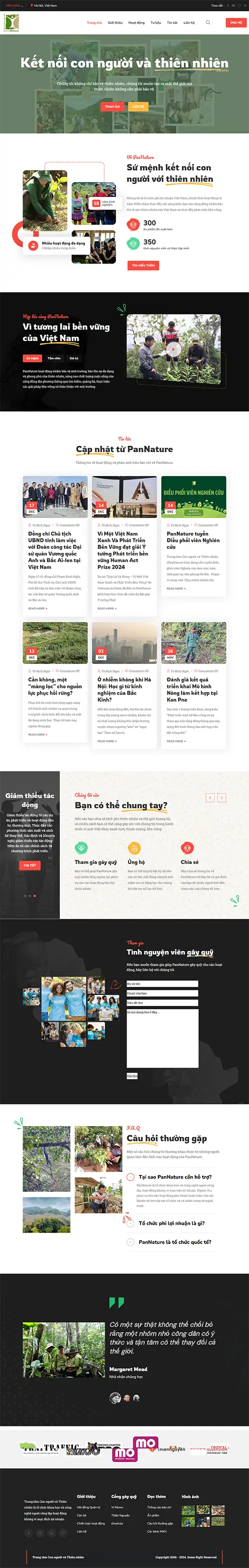 Mẫu website đặt phòng khách sạn