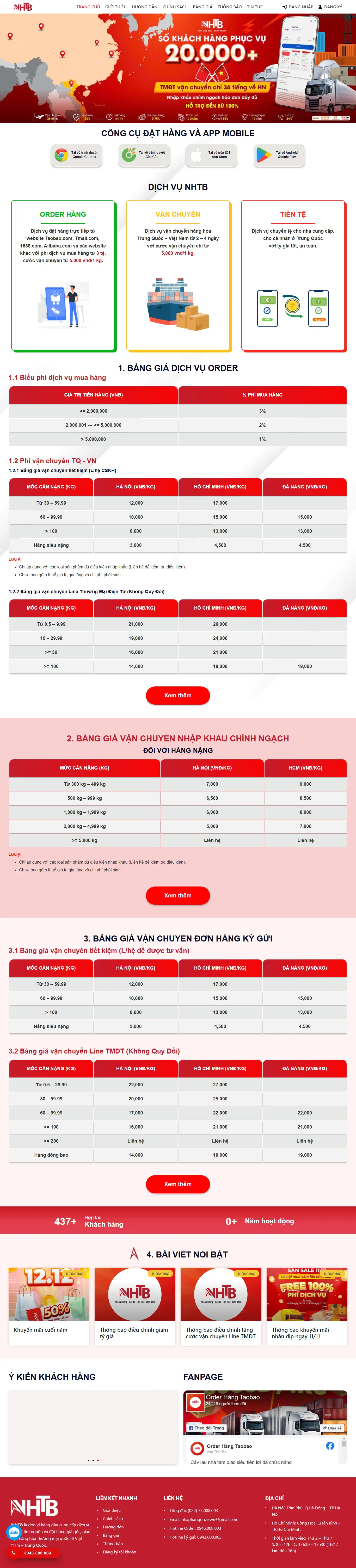 Mẫu website đặt phòng khách sạn