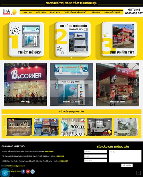 Mẫu website đặt phòng khách sạn