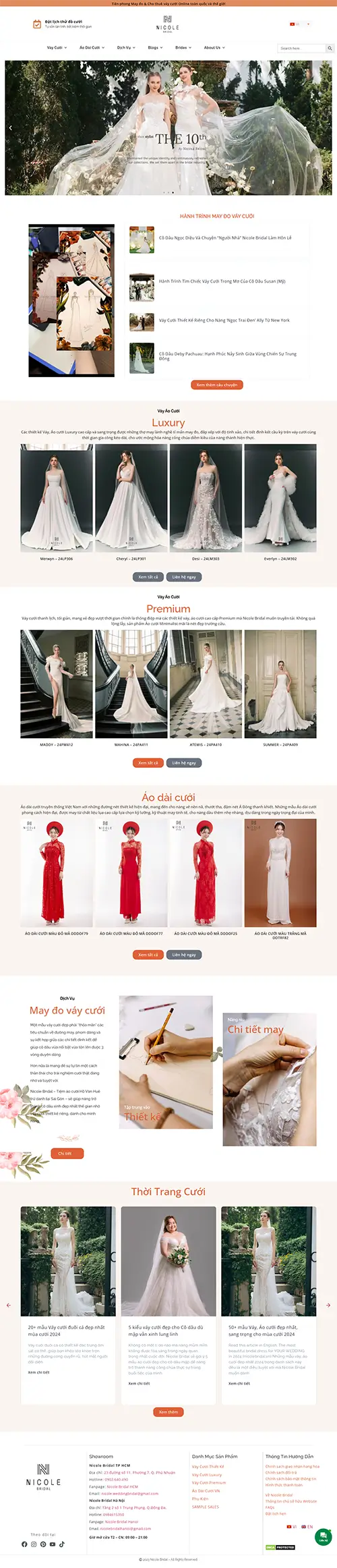 Mẫu website đặt phòng khách sạn