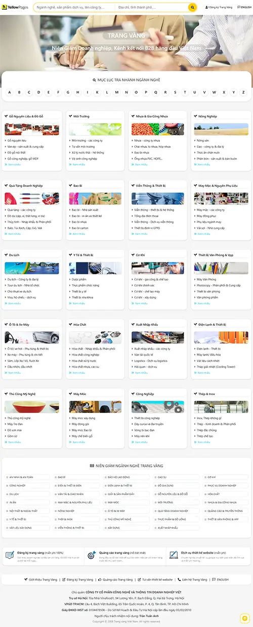 Mẫu website đặt phòng khách sạn