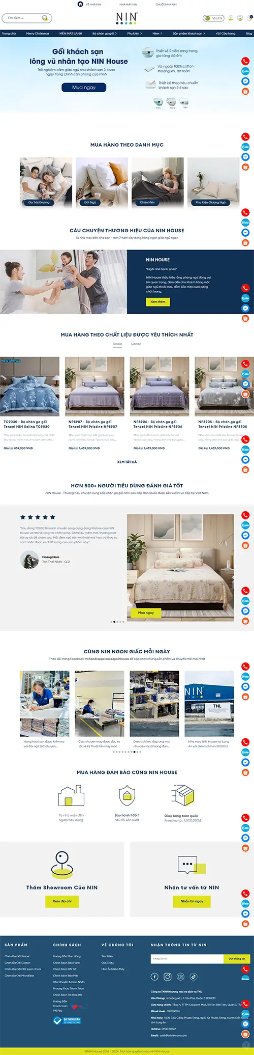 Mẫu website đặt phòng khách sạn