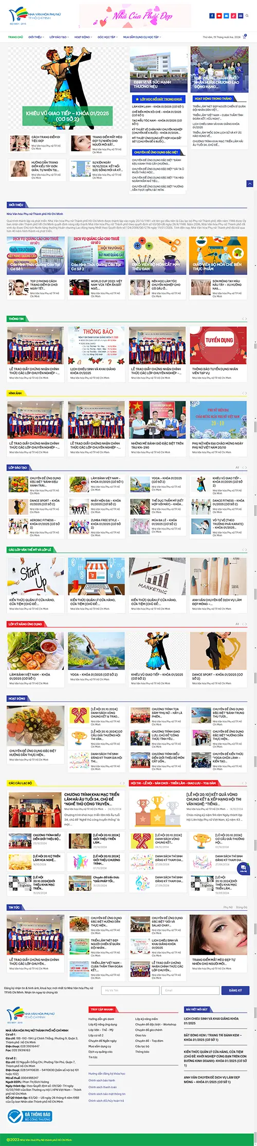 Mẫu website đặt phòng khách sạn
