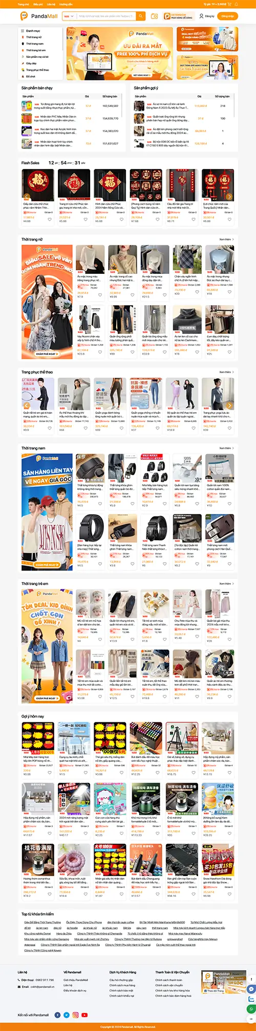 Mẫu website đặt phòng khách sạn
