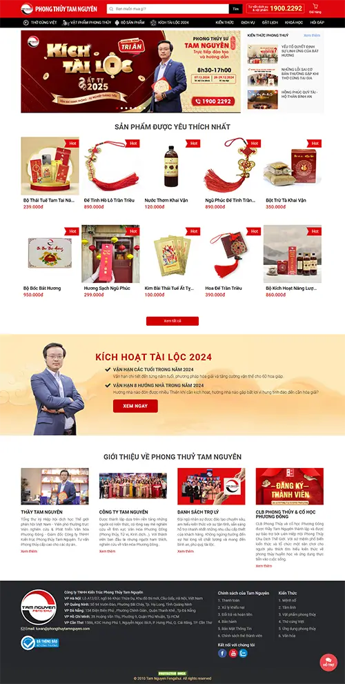 Mẫu website đặt phòng khách sạn