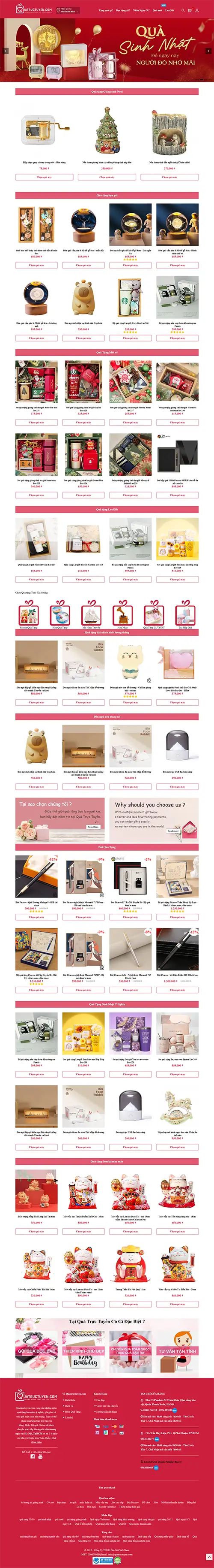 Mẫu website đặt phòng khách sạn
