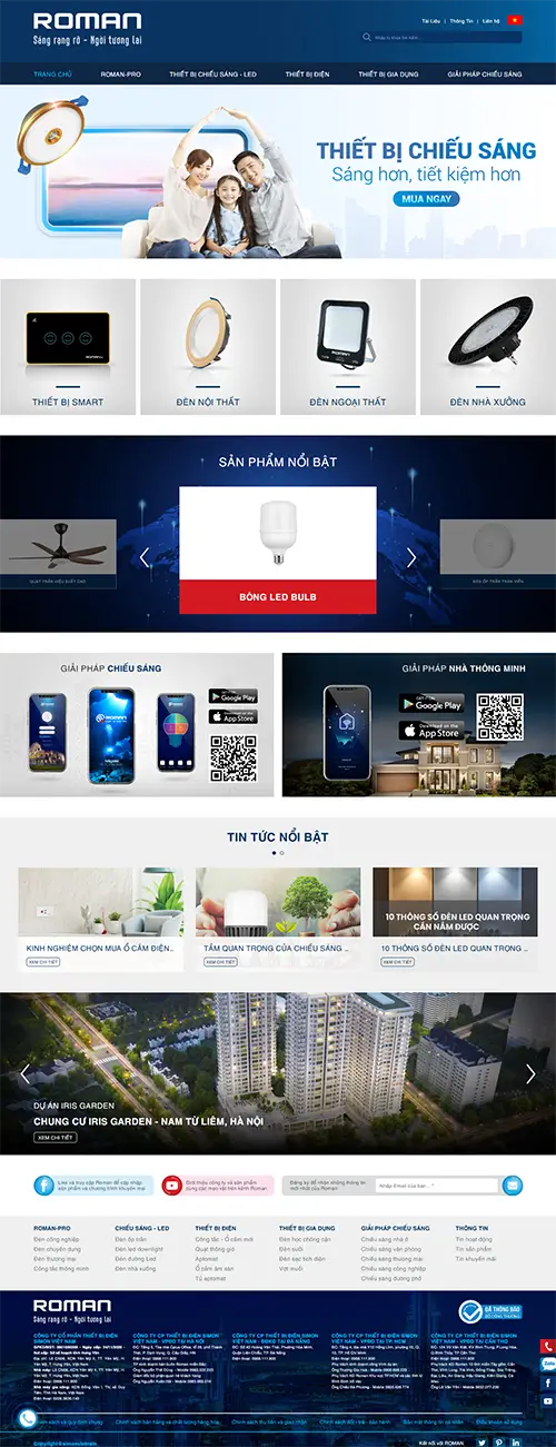 Mẫu website đặt phòng khách sạn