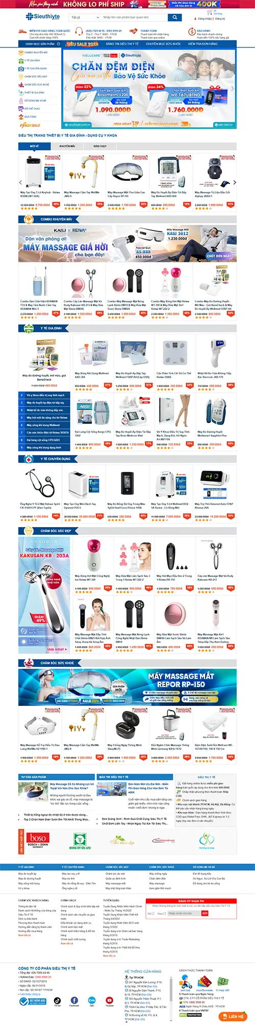 Mẫu website đặt phòng khách sạn