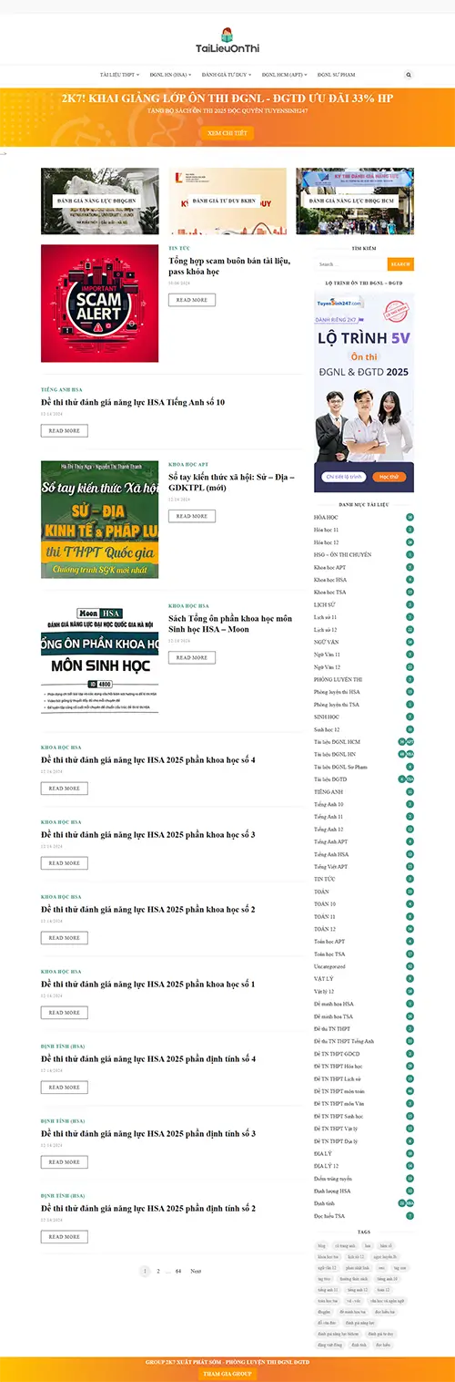 Mẫu website đặt phòng khách sạn