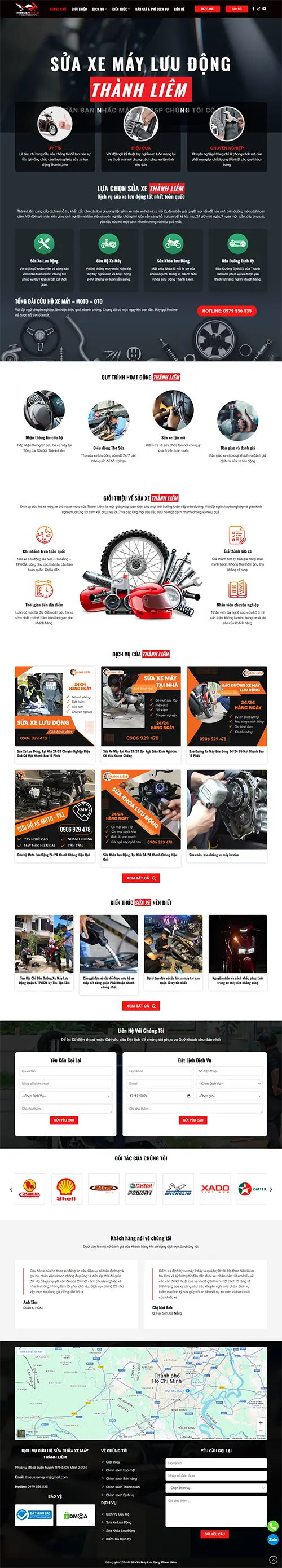 Mẫu website đặt phòng khách sạn
