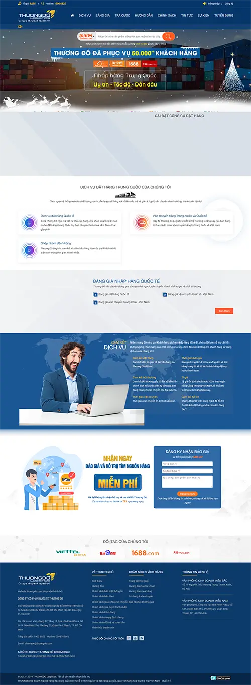 Mẫu website đặt phòng khách sạn